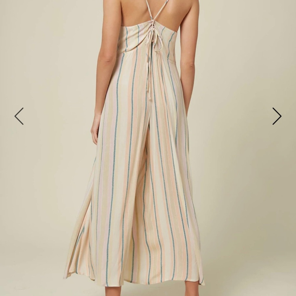 Jen Stripe Jumpsuit - O’Neill- Size Large